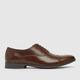 schuh rome toe cap oxford shoes in brown