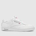 Reebok club c 85 trainers in white & grey