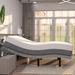Alwyn Home Mao 27" Massaging Adjustable Bed w/ Wireless Remote | 27 H x 53 W x 79 D in | Wayfair 75BA15CCEA8E49BBA4ABBE606025C38C