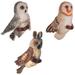 The Holiday Aisle® Owl Lover Handmade Hanging Figurine Ornament, Wool in Gray/White | 4 H x 4 W x 6 D in | Wayfair 1EC3A653535B428FBDF7089DD4205AA6