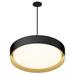 ET2 Lighting Echo 24 Inch LED Large Pendant - E51015-BKGLD