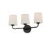 Maxim Lighting Bristol 20 Inch 3 Light Bath Vanity Light - 12093SWBK