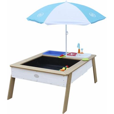 Linda Sand & Wassertisch aus Holz mit Spielküchenspüle Matschtisch / Spielküche / Wasserspieltisch