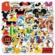 10/30/50pcs Disney Mickey et Donald Duck Autocollants De Dessin Animé Enfants Jouet Graffiti