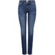 Straight-Jeans ONLY "ONLALICIA REG STRT DNM DOT879" Gr. 27, Länge 30, blau (medium blue denim) Damen Jeans Gerade