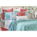 Madison Aqua Cotton Quilt Set