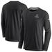 Men's Nike Black Las Vegas Raiders Sideline Lockup Performance Long Sleeve T-Shirt