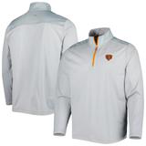 Men's Tommy Bahama Gray Chicago Bears On Deck IslandZone Half-Zip Jacket