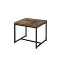 End Table by Acme in Weathered Oak Black