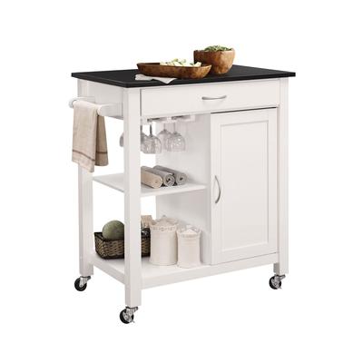 Kitchen Cart by Acme in Black White