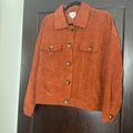 Lularoe Jackets & Coats | Lularoe Berlin Jacket In Corduroy | Color: Orange | Size: L