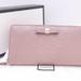 Gucci Bags | Authentic Gucci Guccissima Zip Around Long Wallet Pink Beige Leather/Goldtone | Color: Pink | Size: *W:7.41in X H:3.9in X D:0.9in