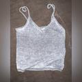 American Eagle Outfitters Tops | Heathered Gray American Eagle Loose Cropped Tank Top Size Small | Color: Gray | Size: S