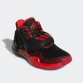 Adidas Shoes | Adidas Deep Threat Youth Basketball Shoes Black/Red Size 3 Euc | Color: Black/Red | Size: 3b