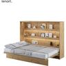 Bim Furniture - Lenart Lit escamotable bed concept 04 140x200 horizontal chêne artisanal