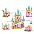 Disney-City Friends importer décennie ks Kit for Kids Leah Castle Snow Princess MOC DIY Toys