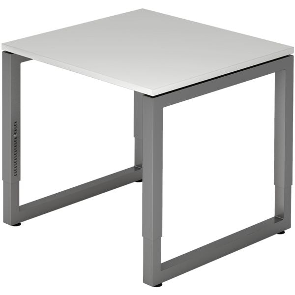 HAMMERBACHER Schreibtisch »R-Line« 80 cm Gestell graphitfb. grau, 80x85x80 cm