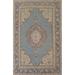 Distressed Over-Dyed Tabriz Persian Vintage Rug Handmade Wool Carpet - 6'7" x 9'7"