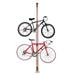 Bike Rack - Adjustable Wood Bicycle Hanger for 2 Bikes - Floor to Ceiling Tension Mount Bike Storage or Display by RAD Cycle