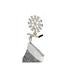 iH casadécor Snowflake Stocking Holder Metal in Gray | 6.5 H x 3 W in | Wayfair XM-EM1009SF