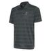 Men's Antigua Charcoal Atlanta Falcons Metallic Logo Compass Polo