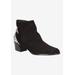 Wide Width Women's Ramson Bootie by J. Renee in Black White Black (Size 10 W)