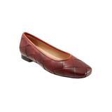 Wide Width Women's Hanny Flats by Trotters in Red (Size 12 W)