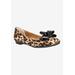 Wide Width Women's Vesey Flats by J. Renee in Brown Black (Size 9 1/2 W)