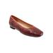 Wide Width Women's Hanny Flats by Trotters in Red (Size 9 1/2 W)