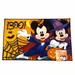 Disney Holiday | Disney Mickey Minnie Mouse Halloween Boo Accent Rug 20" X 32" Vampire Witch Mat | Color: Black/Orange | Size: Os