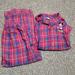 Disney Pajamas | Mickey Mouse Pjs Plaid Boys 2 Piece Set Size 10 Disney Christmas Holiday Winter | Color: Blue/Red | Size: 10b