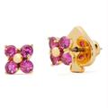 Kate Spade Jewelry | Kate Spade Crystal Berry Myosotis Flower Earrings | Color: Gold/Purple | Size: Os