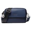 Michael Kors Bags | Michael Kors Hudson Pebbled Leather Utility Messenger Crossbody Bag | Color: Blue | Size: M