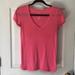 American Eagle Outfitters Tops | American Eagle V Neck Tee | Color: Pink | Size: S