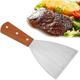 Ersandy - Spatule pour Plancha, Spatule Crepe Palette à Gril en Inox Spatule à Barbecue