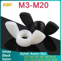 M3 M4 M5 M6 M8 M10 M12 écrou à oreilles en Nylon écrou à lingot en plastique Type papillon écrou à