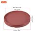 Plant Pot Saucers, 2 Pcs Ceramic Round Flower Drip Tray Indoor Outdoor