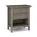 WYNDENHALL Halifax SOLID WOOD 24 inch Wide Bedside Nightstand Table