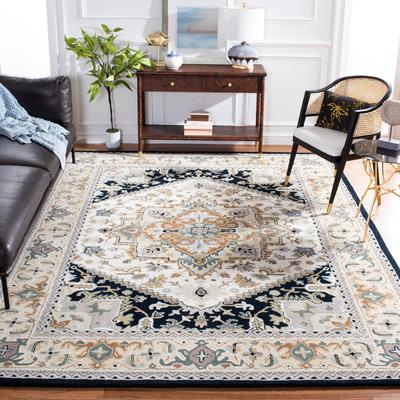 SAFAVIEH Handmade Heritage Asia Traditional Oriental Wool Rug