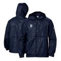 Men's Columbia Navy Detroit Tigers Camo Flash Forward Full-Zip Team Logo Windbreaker Jacket