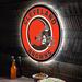 Cleveland Browns LED XL Round Wall Décor