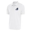 Men's Antigua White Dallas Cowboys Team Logo Throwback Affluent Big & Tall Polo