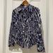 Lilly Pulitzer Tops | Lilly Pulitzer Pre-Owned Button Down Shirt In Excellent Condition | Color: Blue/White | Size: 12