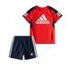 Adidas Matching Sets | Adidas Baby Boys 2 Piece Game Time Short Set | Color: Red | Size: 24mb