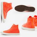 Converse Shoes | Conversechuck Taylor All Star Washed Out High Tops Turf Orange Canvas | Color: Cream/Orange | Size: Various