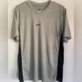 Nike Shirts | Mens Nike Dri-Fit Short Sleeve Tee | Color: Black/Gray | Size: S