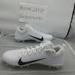 Nike Shoes | Nike Alpha Menace Pro 2 Low White Black Football Cleats Cv6477-100 Men Sz 12or13 | Color: Black/White | Size: 12