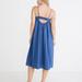 Madewell Dresses | Nwot Madewell Blue Linen Midi Dress | Color: Blue | Size: L