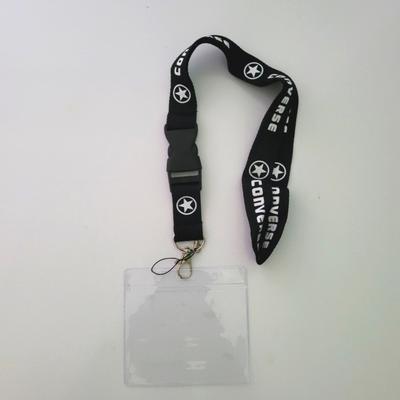 Converse Accessories | Car Keys Holder Love Converse Black One Size Lanyard & Vaccine Card Cover | Color: Black/White | Size: Os