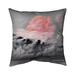 Clouds Square Throw Cushion Polyester in Pink/Gray/Black Begin Edition International Inc | 20 H x 20 W x 1 D in | Wayfair 5543-2020-LA59